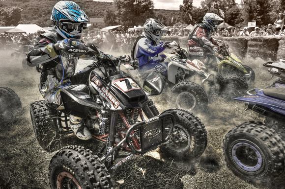 Custom Processing / Pseudo HDR from the start of the Quads Race | Beaten Trails | Newark Valley 2010